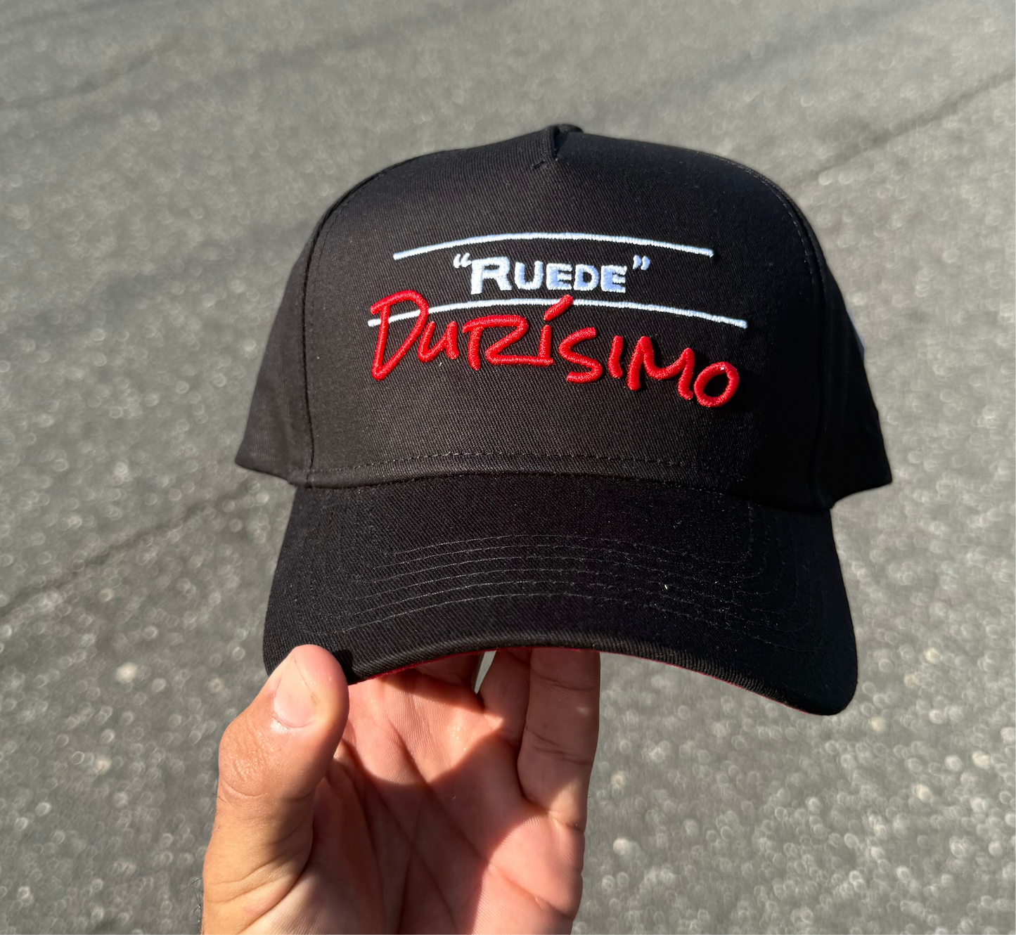 “RUEDE” Durísimo (Black and Red)